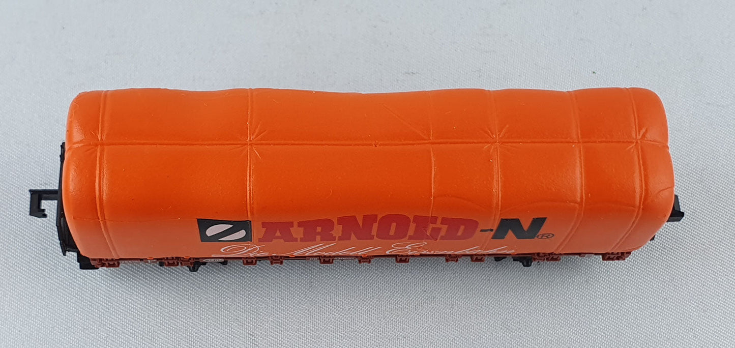 Arnold 4476 DB Rungenwagen mit Plane "Arnold N Die Modelleisenbahn" OVP (DG620)