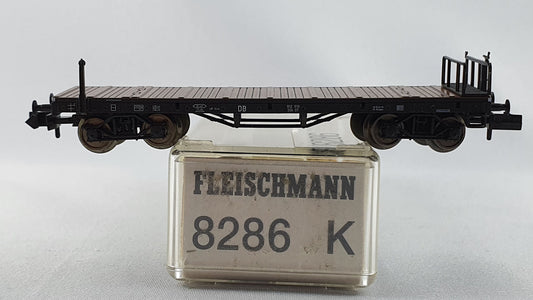 Fleischmann 8286 K DB Rungenwagen mit Bremserbühne und Speichenräder OVP (DG195)
