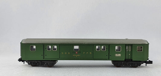 Minitrix 51 3027 00 SBB Gepäckwagen Serie 4 (DP551)