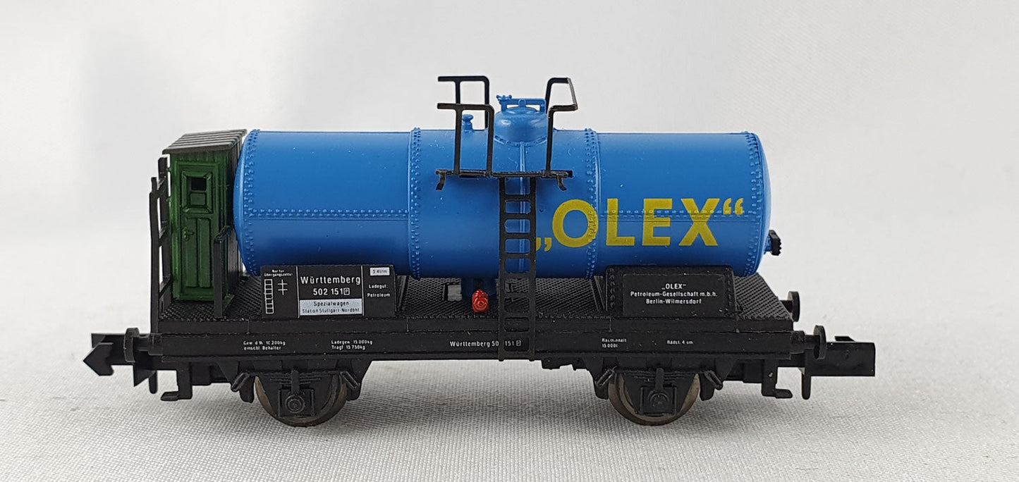 Arnold 4524 DB Kesselwagen blau mit Brh "OLEX" (DG625)