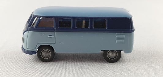 Brekina 665 VW T 1 Kombi dunkelblau/hellblau OVP (Bre665)