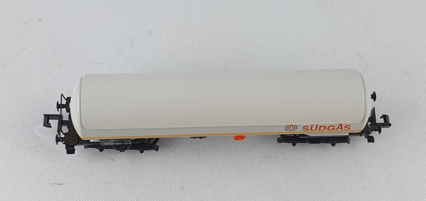 Arnold 4394 DB Kesselwagen mit Schutzdach "Südgas" OVP (CWG8)
