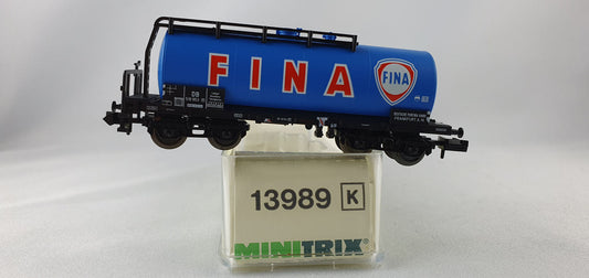 Minitrix 13989 DB Tank Wagon "FINA" 4-axle OVP (DG280) 