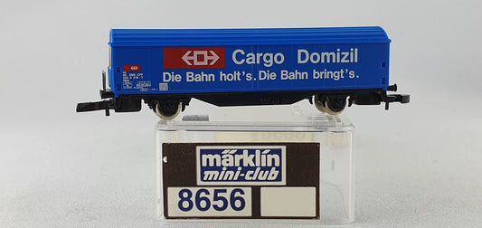 Märklin 8656 SBB sliding wall wagon "Cargo Domicile" OVP (EZW26) 