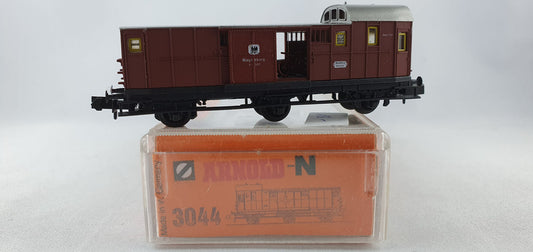 Arnold 3044 KPEV Gepäckwagen braun 3-achsig OVP (DP362)