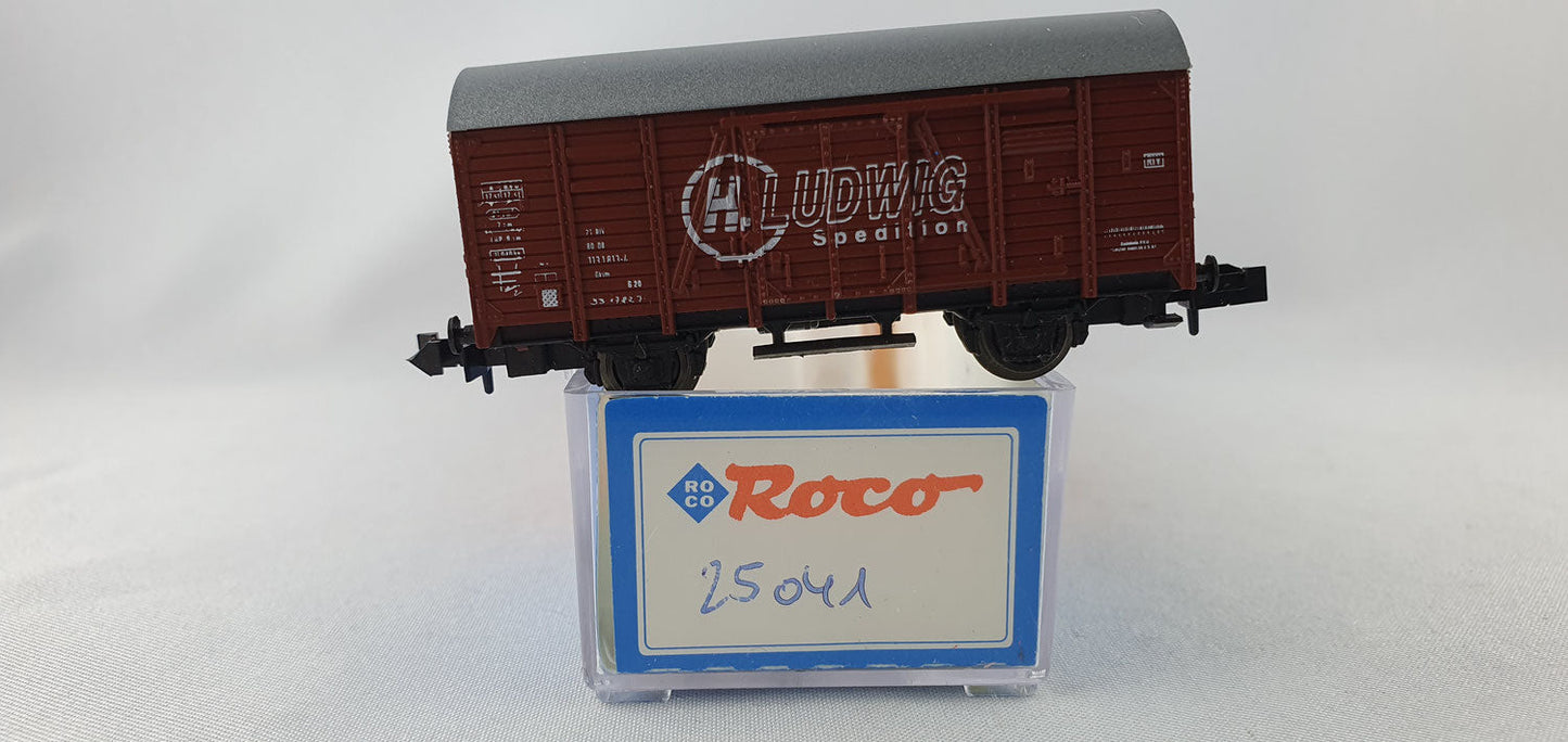 Roco 25041 DB ged. Güterwagen "H. Ludwig" RARITÄT OVP (E2747)