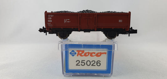 Roco 25026 DB off. Güterwagen mit Kohleladung OVP (E2751)