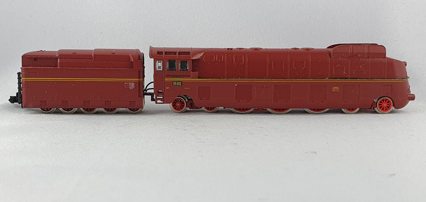 Locomotive annexe Arnold 2217 DB BR 05 carénage profilé rouge (DL180) 