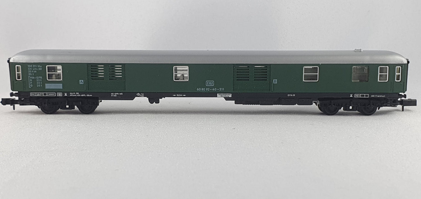 Arnold 3280 DBP Bahnpostwagen grün OVP (DP331)