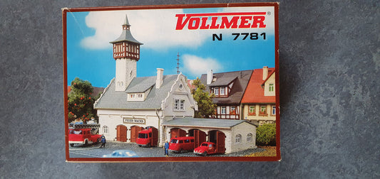 Vollmer 7781 Village Fire Brigade OVP (E3406) 