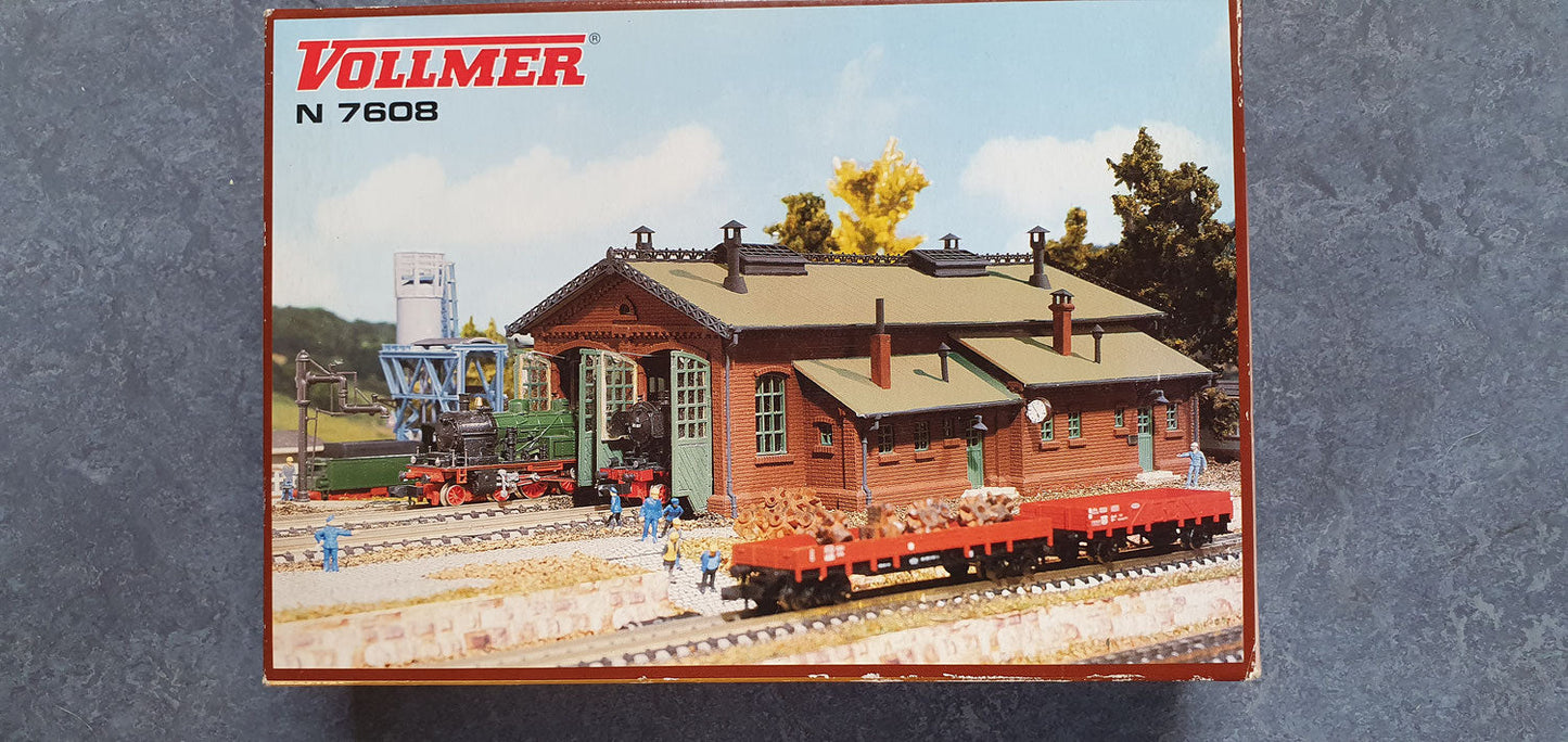 Vollmer 7608 Lokschuppen 2-ständig OVP (E3231)