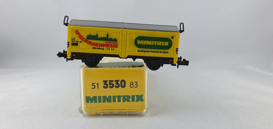 Minitrix 51 3530 83 Hubschiebewagen "Int. Spielwarenmesse Nürnberg" OVP (DG293)