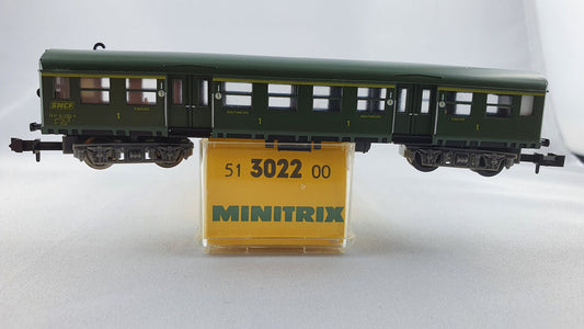 Minitrix 51 3022 00 Voiture voyageurs SNCF A10 1ère classe orig. (DP196) 