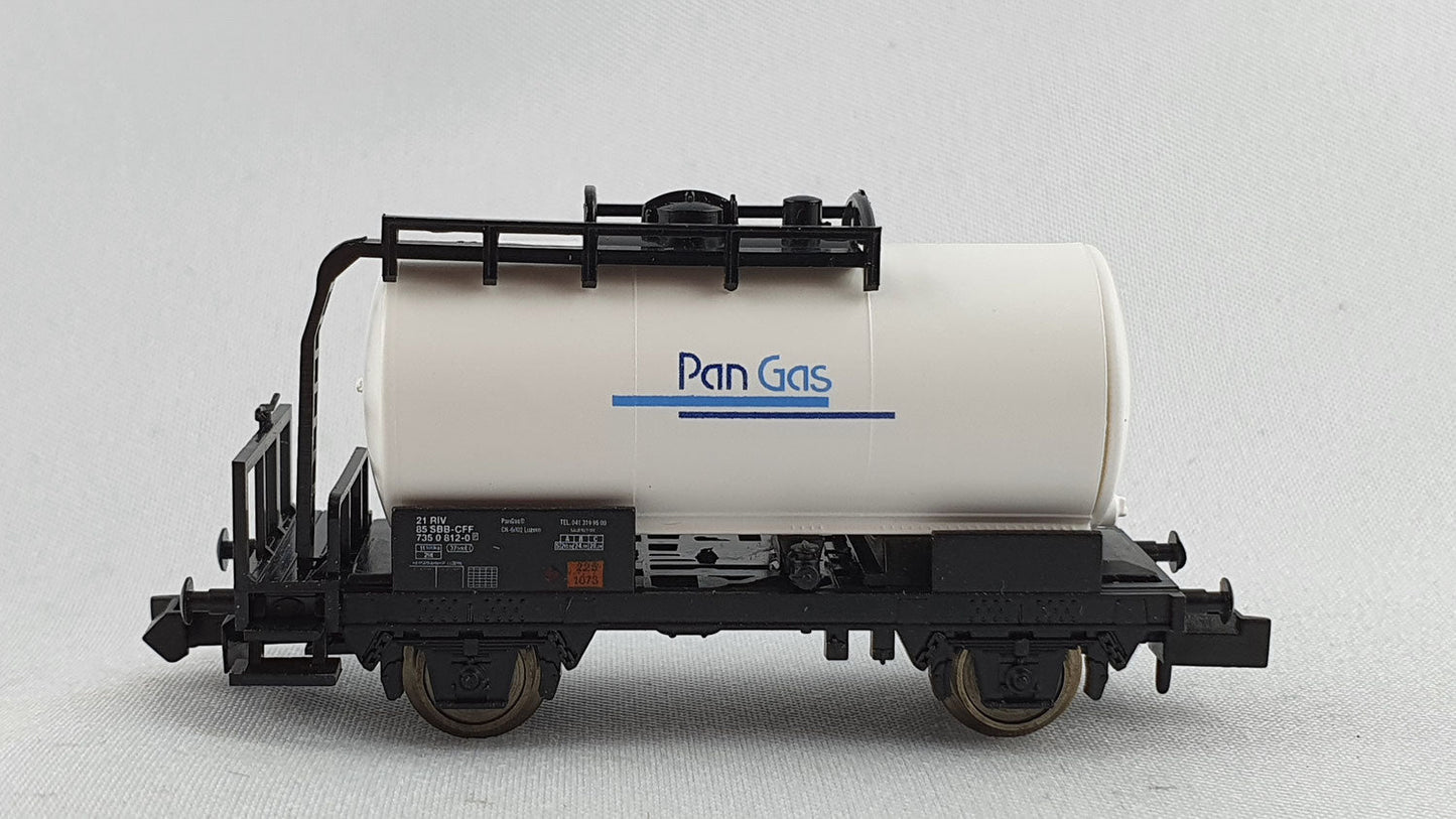 Minitrix 17102.911 SBB Kesselwagen "PAN GAS" OVP (DG126)