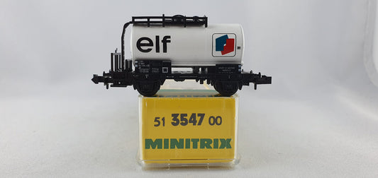 Minitrix 51 3547 00 SNCF Kesselwagen "elf" OVP (DG521)