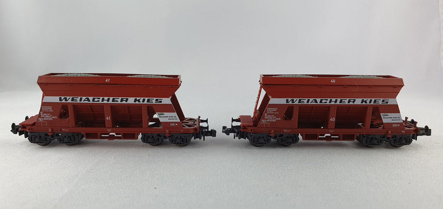 Lima 320650 SBB Schotterwagen 2er Set "Weiacher Kies" Vitrinenmodell (EOW4)