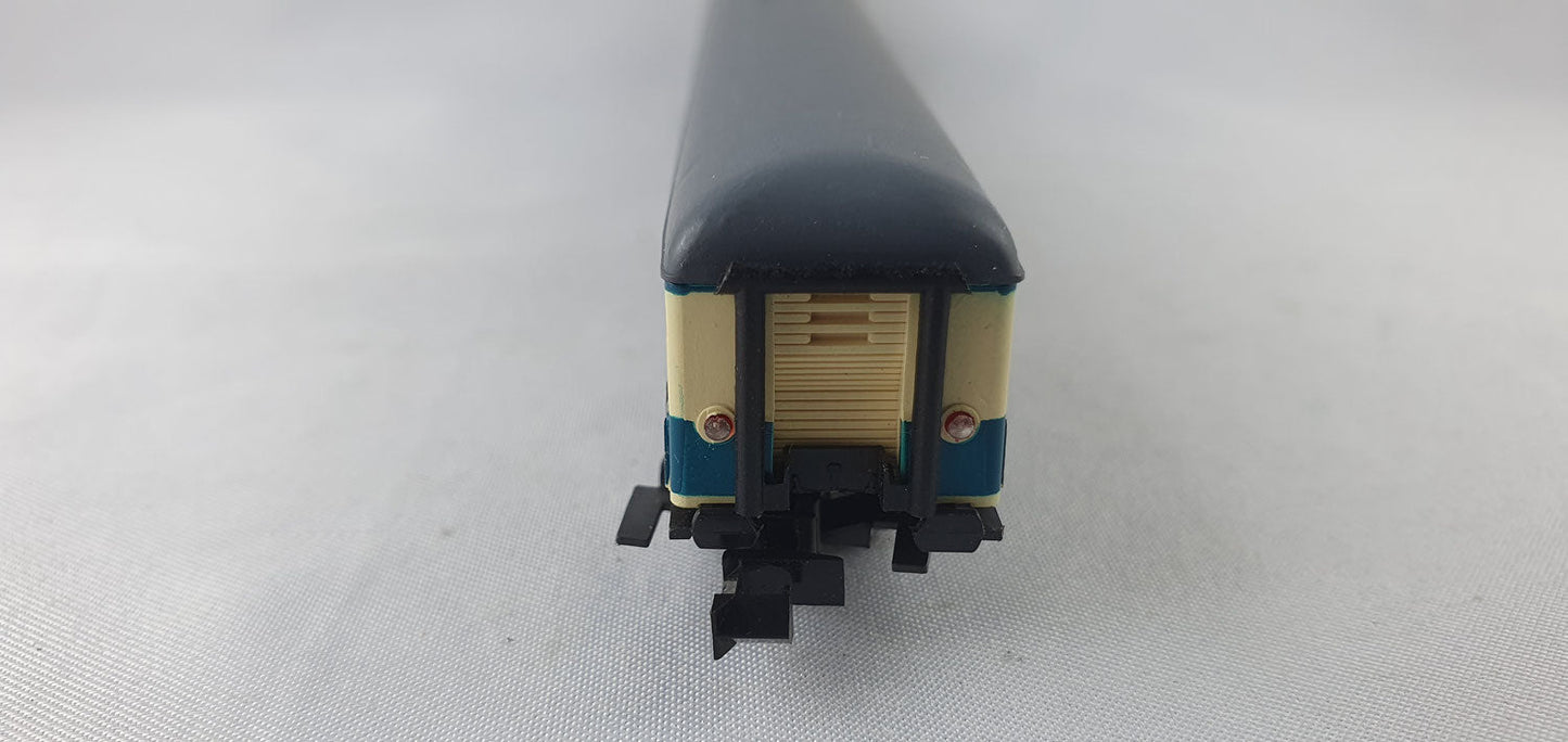 Minitrix 51 3117 00 DB express train carriage 2nd class with luggage compartment with light (DP572) 