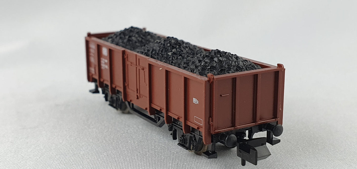 Minitrix 13924 DB off. Güterwagen beladen mit Kohle OVP (DG357)