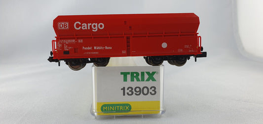 Minitrix 13903 DB self-unloading wagon "DB Cargo Pendel Wöhlitz-Buna" OVP (DG355) 