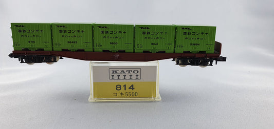 Kato 814 5500 JNR Containerwagen Koki OVP (DG24)