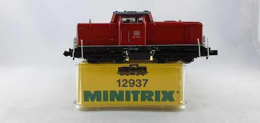 Minitrix 12937 DB BR 212 orient red diesel orig. (DL161) 