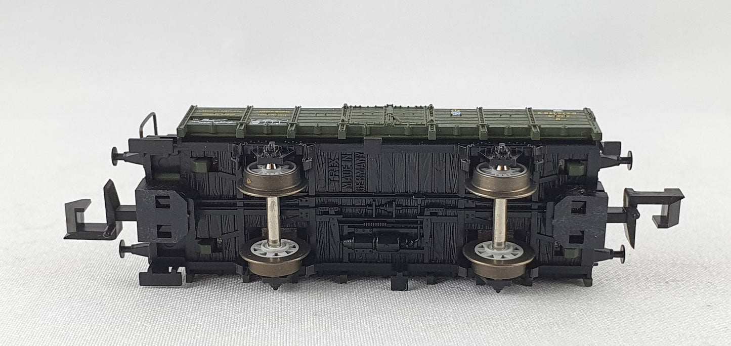 Minitrix 13235 K.Bay.Sts.B. off. Güterwagen mit Bremserhaus OVP (DG303)