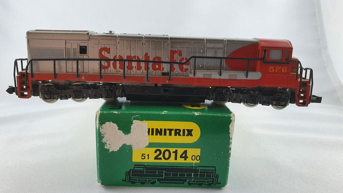 Minitrix 51 2014 00 ATSF U-30-C rot/silber OVP Diesel (DL54)