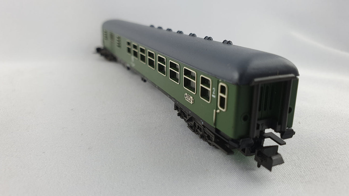 Minitrix 51 3088 00 DB D-Zu Wagen 2. Kl. mit Gepäckabteil OVP (DP460)