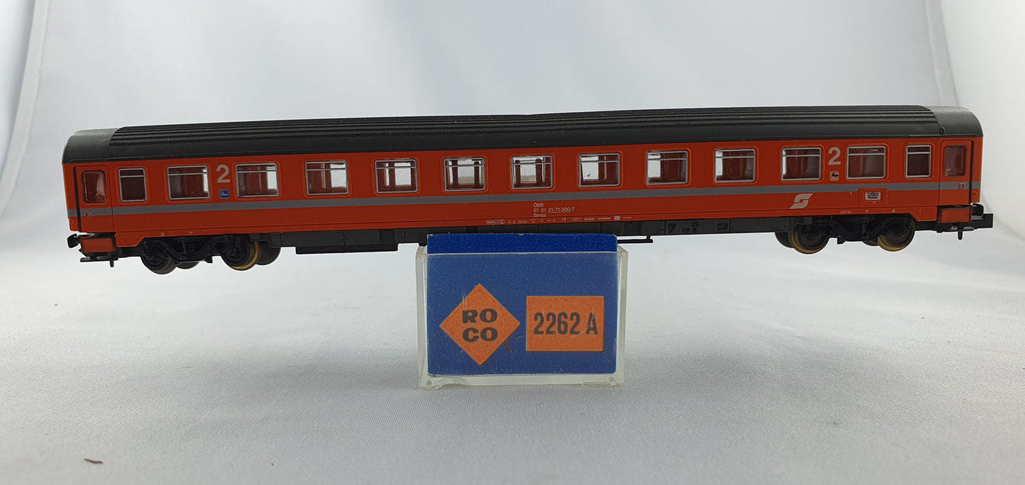 Roco 2262A ÖBB Schnellzugwagen Eurofima 2. Kl. orange OVP (CWP30)