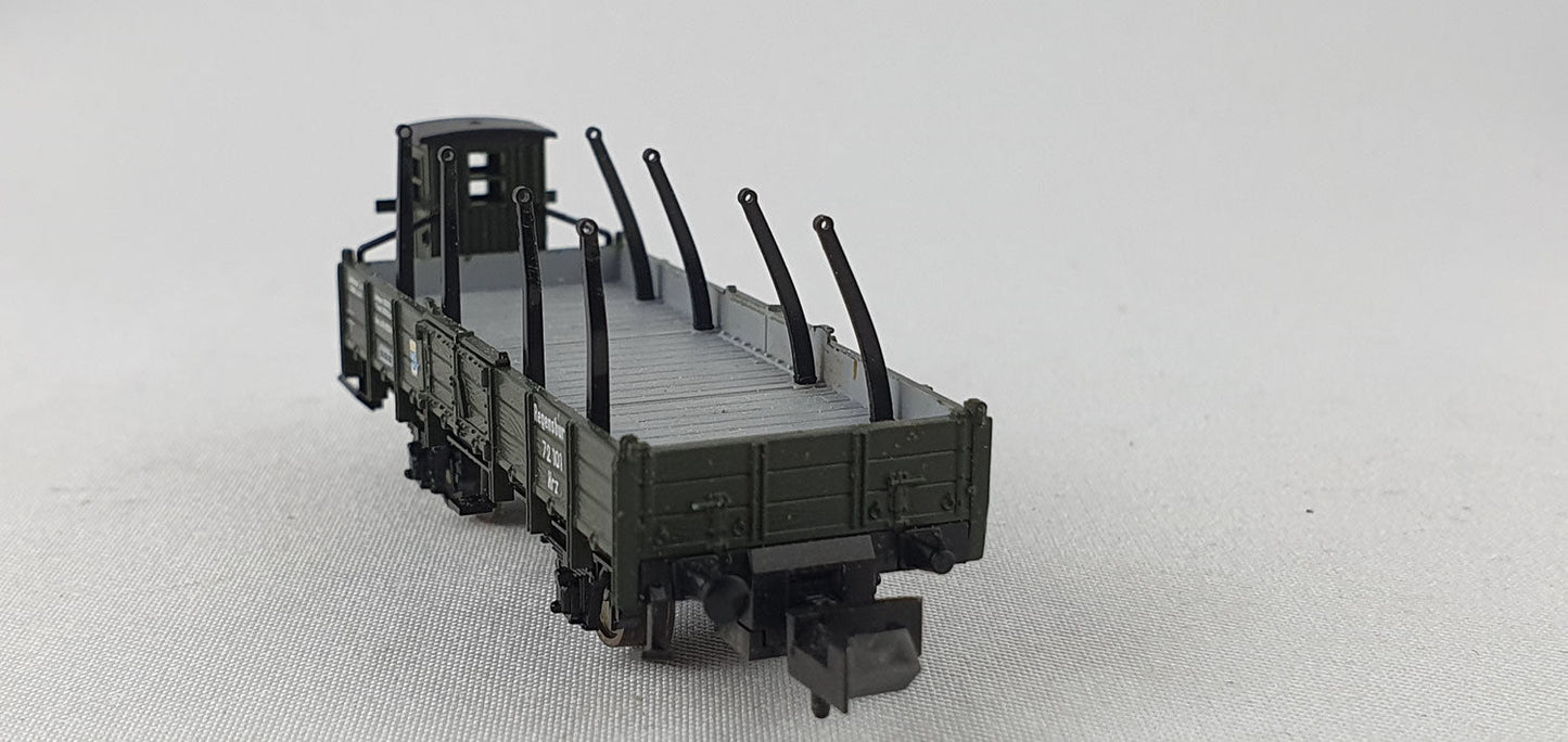 Minitrix 15042-02 K.Bay.Sts.B Niederbordwagen mit Brh (DG421)