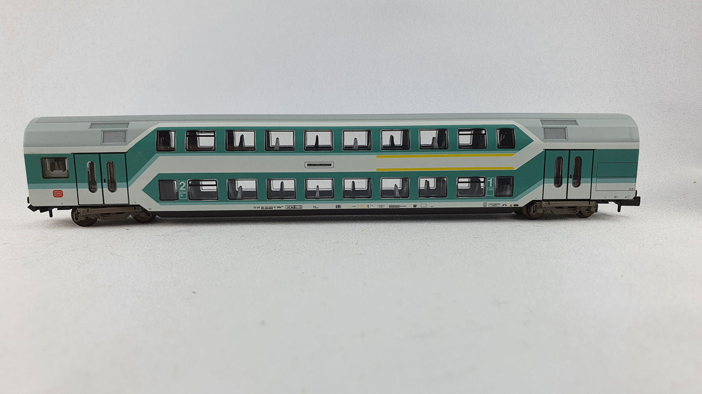 Minitrix 13770 DB Doppelstockwagen 1./2. Kl. OVP (DP155)