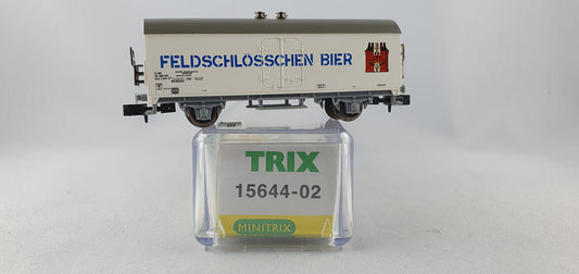 Minitrix 15644-02 SBB Bierwagen "Feldschlösschen Bier" OVP (DG530)