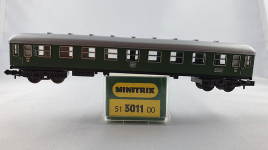 Minitrix 51 3011 00 DB Schnellzugwagen 2. Kl. OVP (DP156)