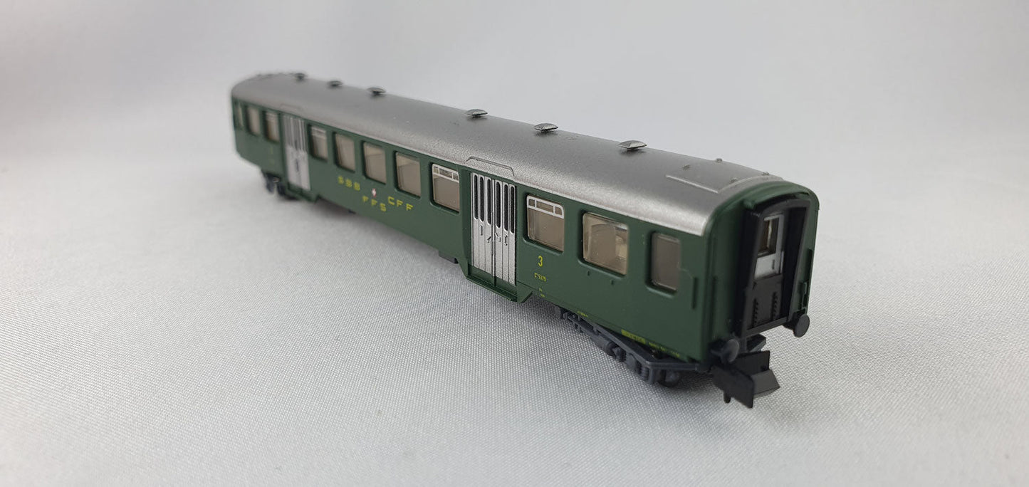 Arnold 3718 SBB Durchgangswagen 3. Kl. OVP (DP268)