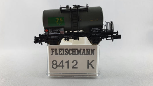 Fleischmann 8412 DB Kesselwagen mit Bremserbühne "BP" OVP (DG245)