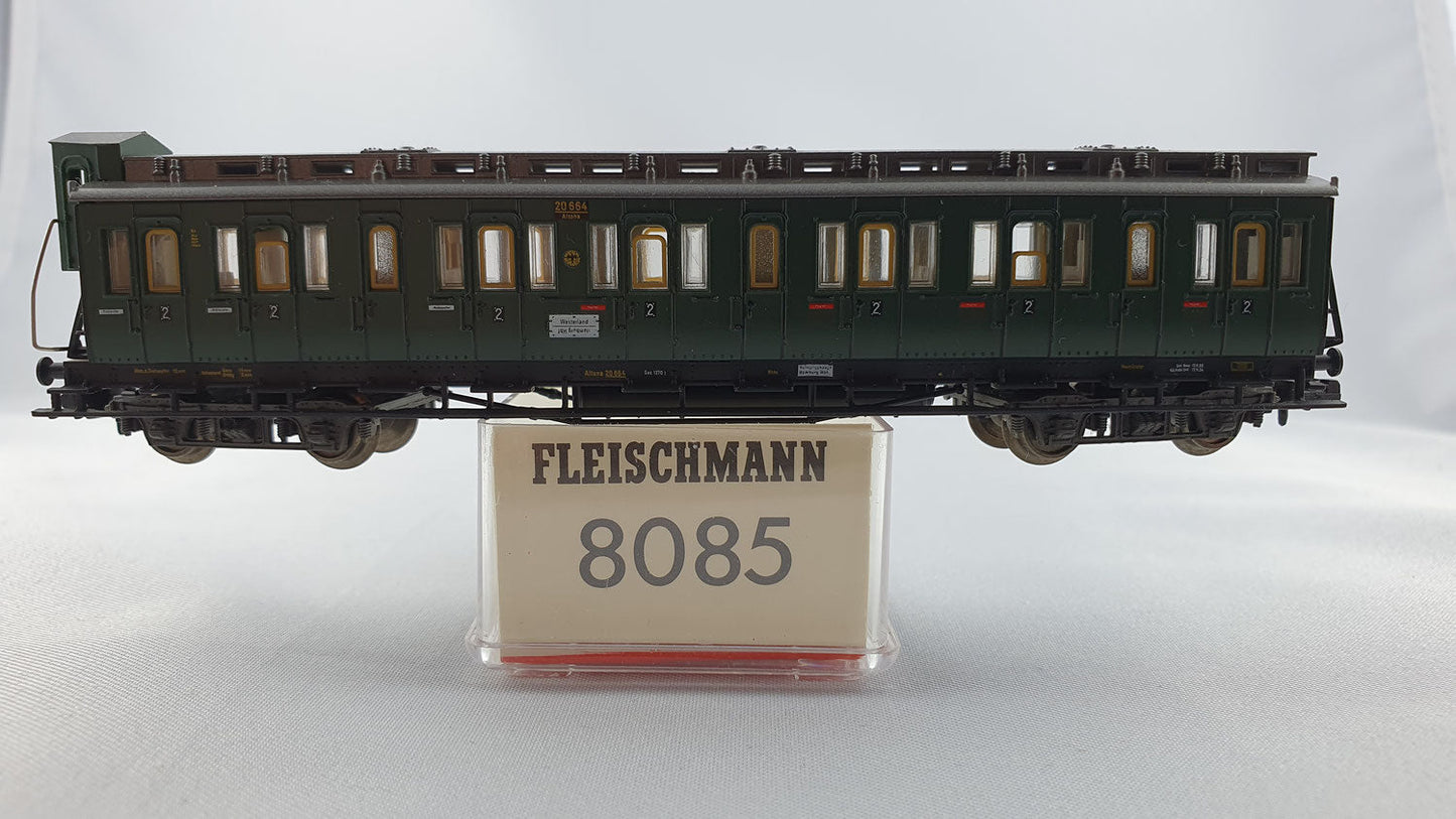 Fleischmann 8085 DRG Abteilwagen 2. Kl. mit Brh OVP (DP88)