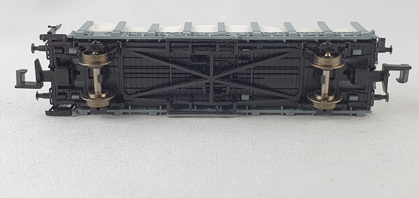 Minitrix 15644-17 SBB Rungenwagen mit 2 Kisten OVP (DG536)