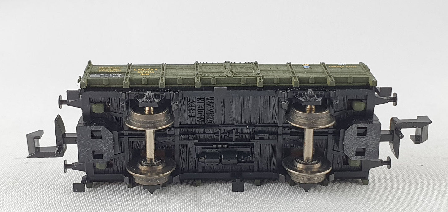 Minitrix 13236 K.Bay.Sts.B off. Güterwagen (DG423)