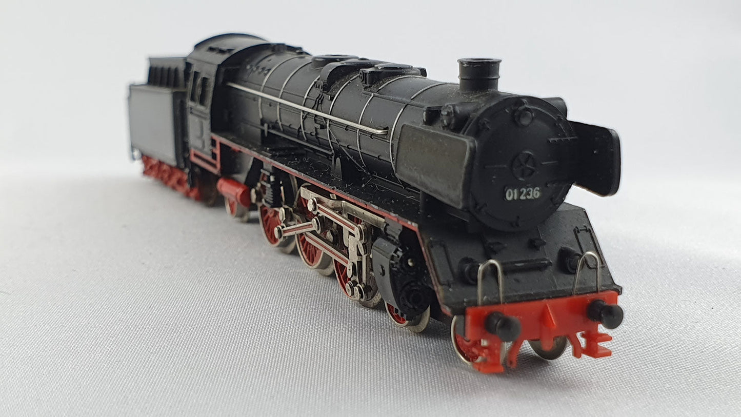 Minitrix 51 2900 00 DB BR 1 mit Witte-Windleitbleche schwarz OVP Dampf (DL103)