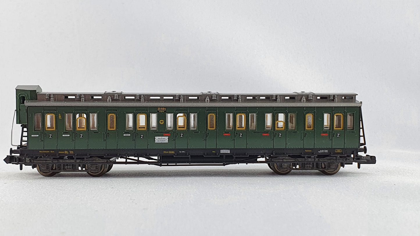 Fleischmann 8085 DRG Abteilwagen 2. Kl. mit Brh OVP (DP88)