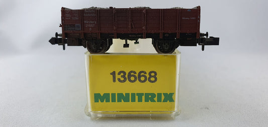 Minitrix 13668 DRG off. Güterwagen OVP (E1582)