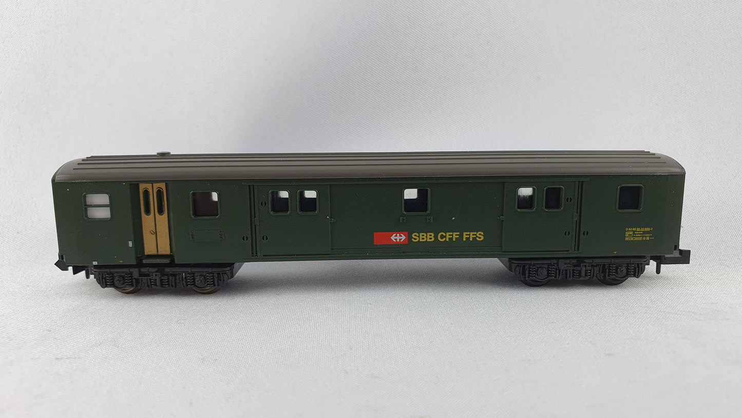 Minitrix 13362 SBB Gepäckwagen OVP (DP193)