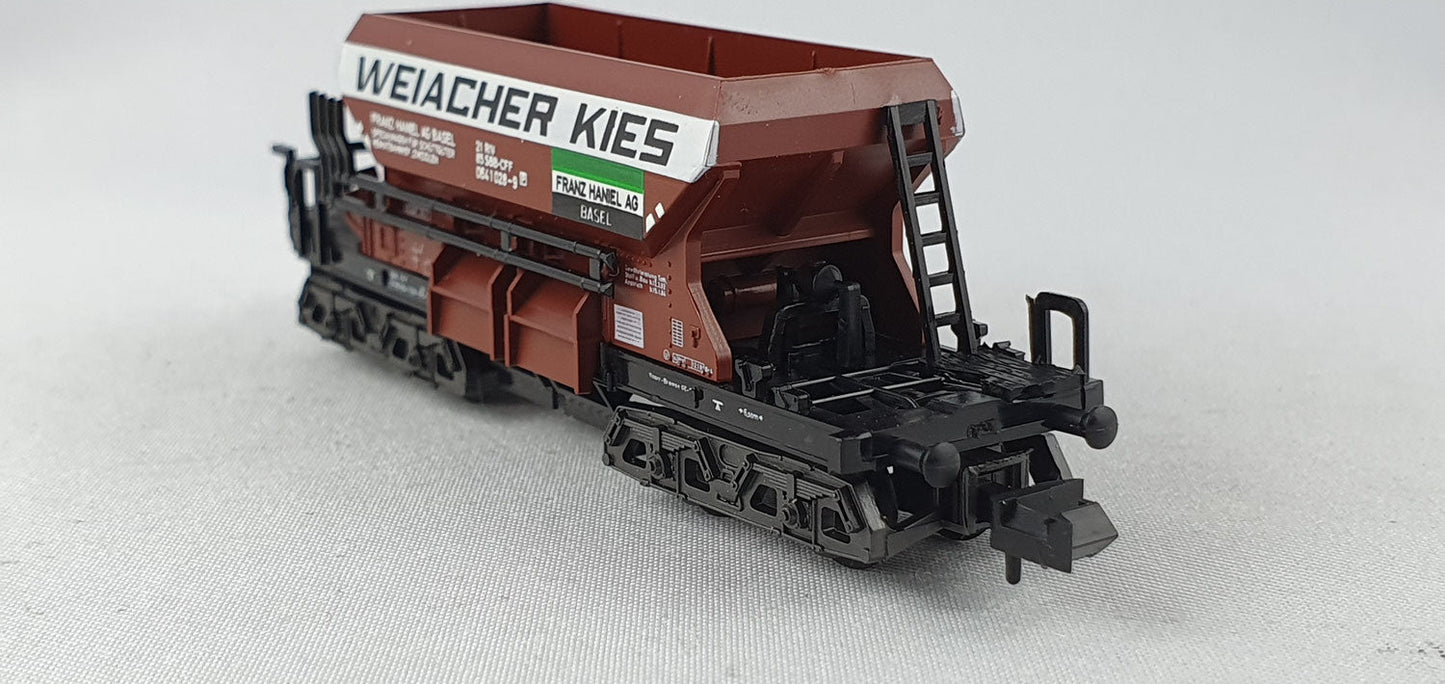 Minitrix 13294 SBB Selbstentladewagen "Weiacher Kies" OVP (DG524)