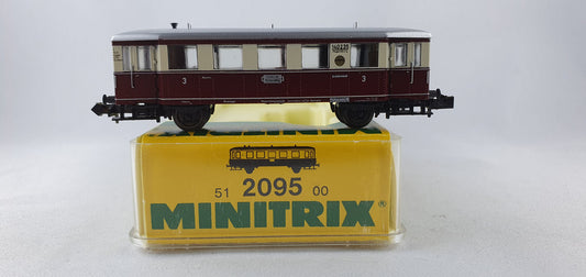 Minitrix 51 2095 00 DRG Triebwagen-Beiwagen 3. Kl. OVP (DP385)