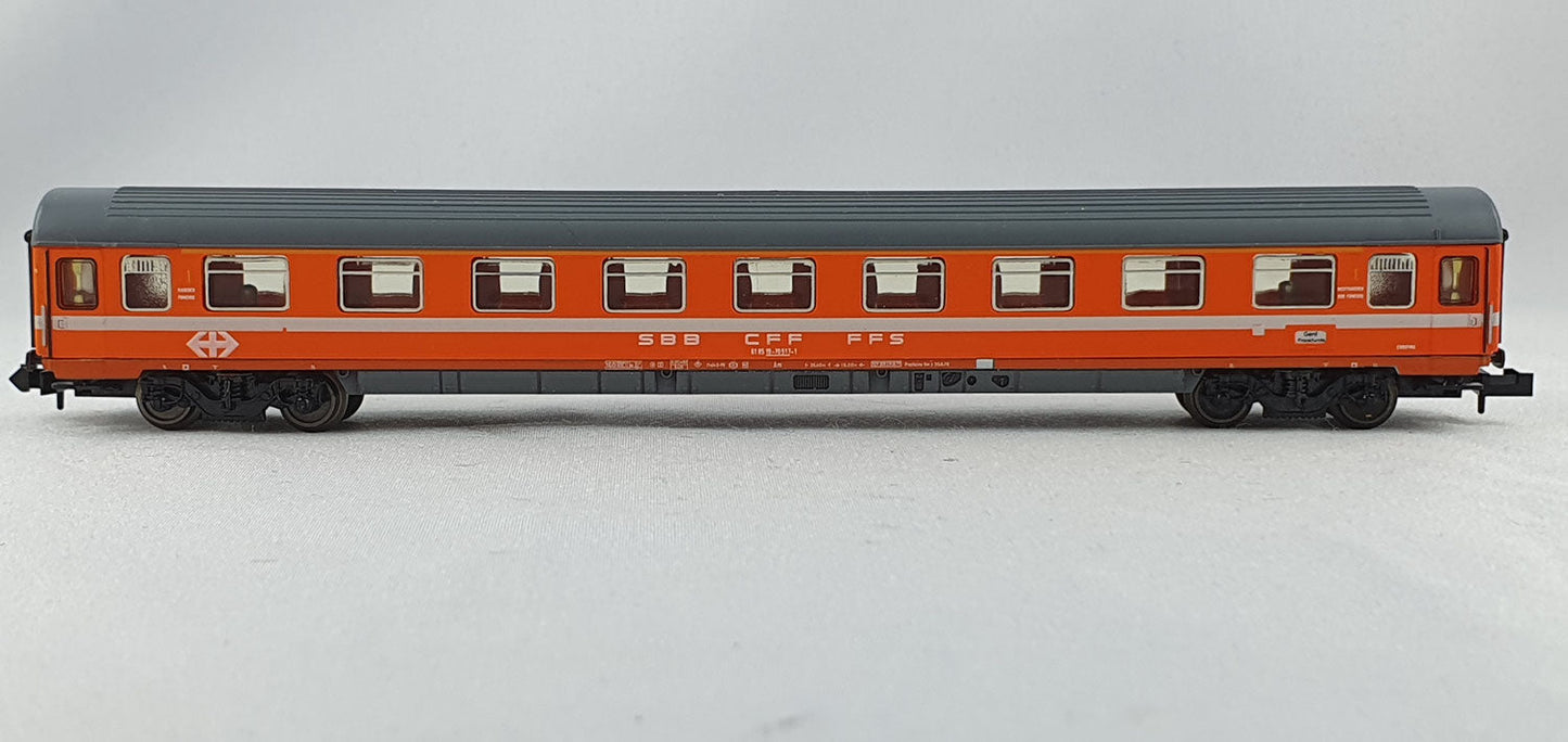 Minitrix 51 3106 00 SBB Abteilwagen 2. Kl. OVP (AGW22)