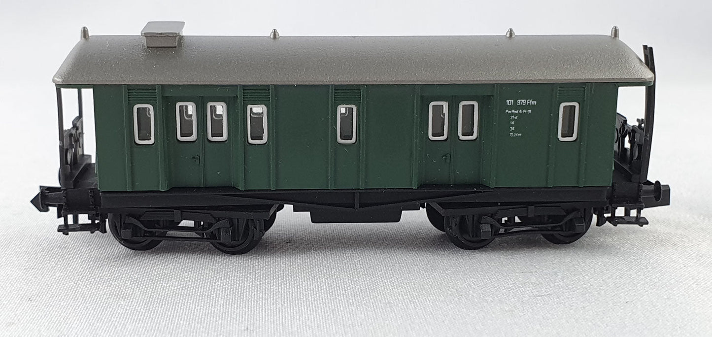 Arnold 3057 KPEV Gepäckwagen mit Postabteil "Langenschwalder" OVP (DP561)