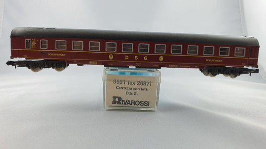 Rivarossi 9531 DSG Schlafwagen OVP (E5928)