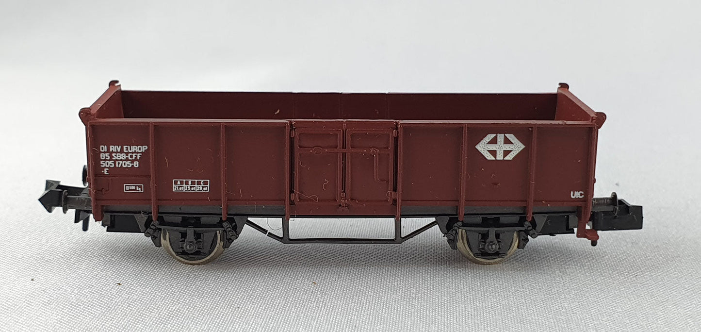 Rivarossi 9323 SBB offener Güterwagen OVP (PR2)