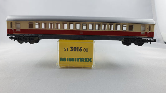 Minitrix 51 3016 00 DB TEE-Grossraumwagen 1. Kl. OVP (DP146)