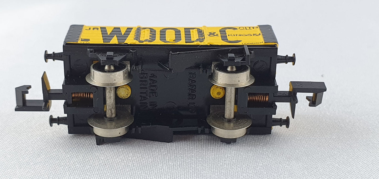 Graham Farish 2116 BR Hochbordwagen kurz "JR Wood & Co. Ltd" (DG708)